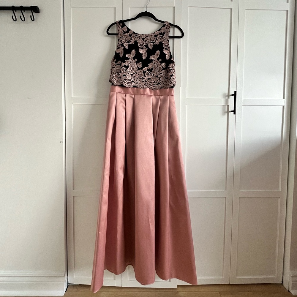The Bay Formal Short Sleeve Long Dress